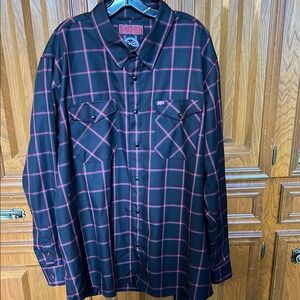 Dixxon Slayer black and red flannel